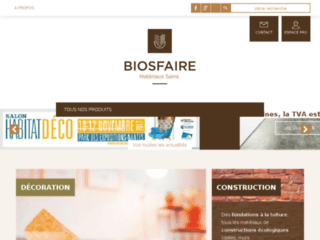 biosfaire-materiaux.com website preview