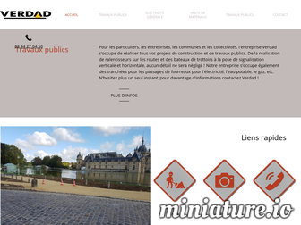 verdad-travaux-publics.fr website preview