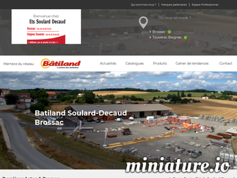 soulard-decaud.batiland.fr website preview