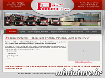 agglos-et-materiaux.com website preview