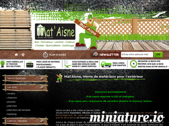 mat-aisne.fr website preview