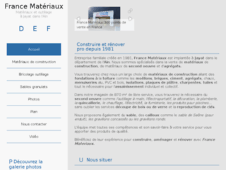 francemateriaux-jayat.fr website preview
