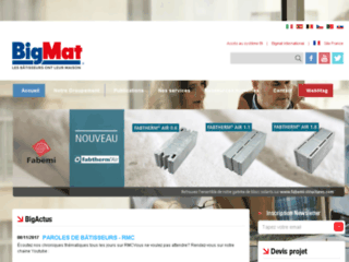 bigmat.fr website preview