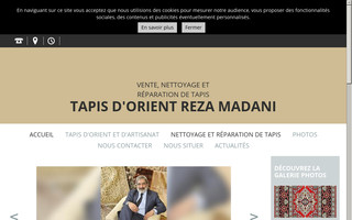 tapis-dorient-madani-strasbourg.fr website preview