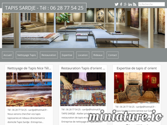 tapis-sardje.com website preview