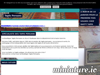raffy-tapis-persans.fr website preview
