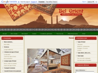 bel-orient.be website preview