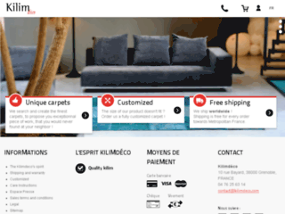 kilimdeco.com website preview