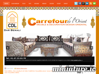 carrefourdelorient.com website preview