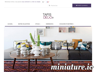 tapis-deco.fr website preview