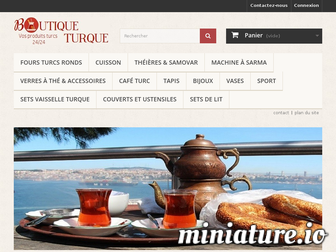 boutique-turque.fr website preview