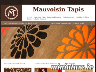 mauvoisintapis.com website preview