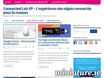 connectedlabxp.fr website preview