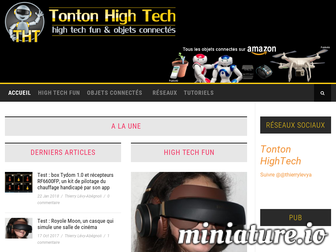 tontonhightech.com website preview