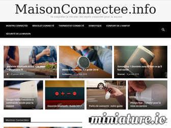maisonconnectee.info website preview