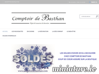 comptoirdebasthan.com website preview