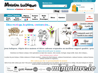 maisonludique.com website preview