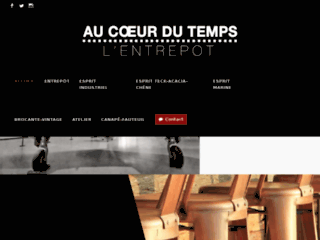 aucoeurdutemps.fr website preview