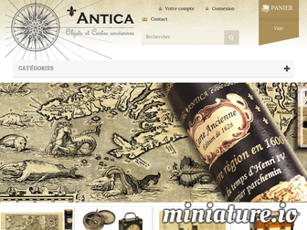 antica-editions.com website preview