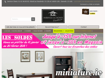 ambiancedumonde.com website preview