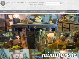 containers-du-monde.fr website preview