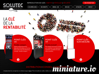 solutec-pointcles.fr website preview