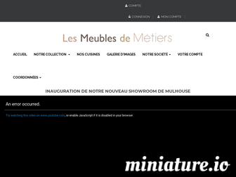 lesmeublesdemetiers.com website preview