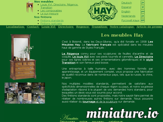 meubles-hay.fr website preview