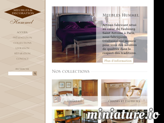 meubles-hummel.com website preview