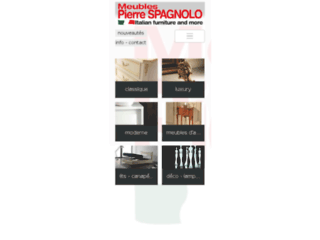 meublesspagnolo.com website preview