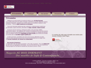 meuble-auboisdormant.fr website preview