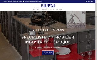 steel-loft-paris.com website preview