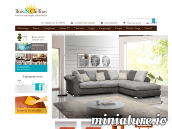 boisetchiffons.fr website preview