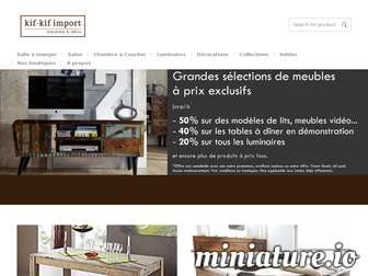 kifkifimport.com website preview