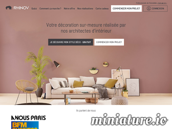 rhinov.fr website preview