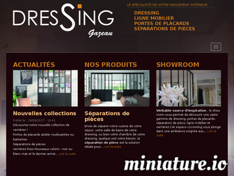 dressing-gazeau.fr website preview