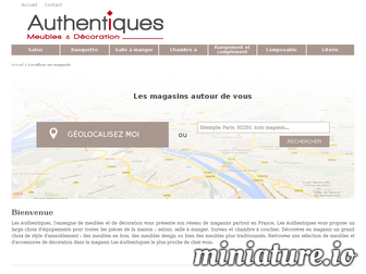 magasin.lesauthentiques.fr website preview