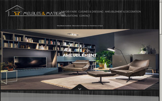 meublesetmatieres.com website preview