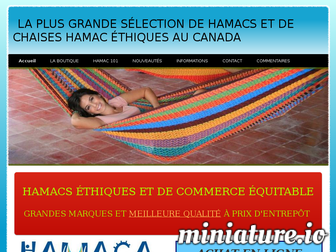 boutiquehamaca.com website preview