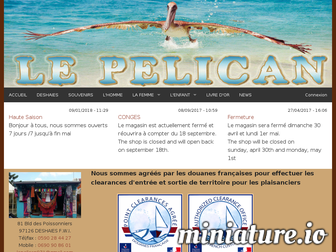 lepelican-guadeloupe.com website preview