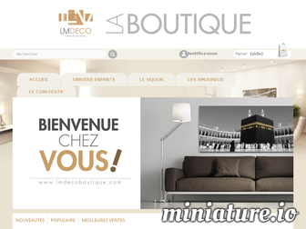 lmdecoboutique.com website preview