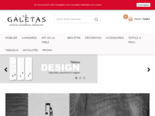 galetas.fr website preview