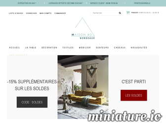 maisonbobordeaux.fr website preview