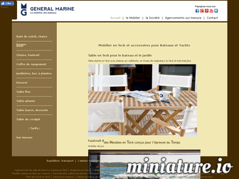 generalmarine.fr website preview