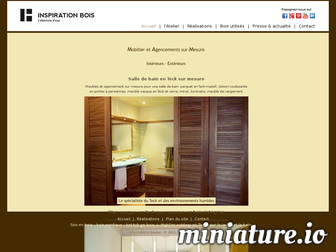 inspirationbois.com website preview