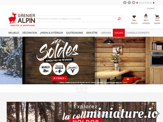 grenier-alpin.com website preview