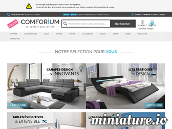 comforium.com website preview