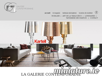 lagaleriecontemporaine.fr website preview