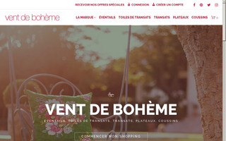 ventdeboheme.com website preview