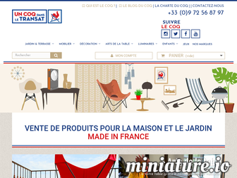 uncoqdansletransat.fr website preview